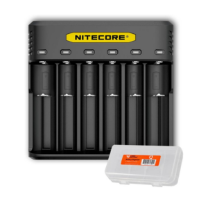 nitecore q6 six slot 2a universal li ion/imr battery charger