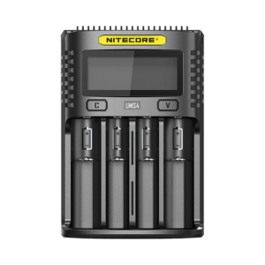 nitecore ums4 intelligent usb c four slot quick battery charger