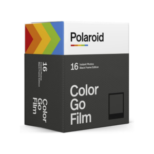 polaroid go color film black frame double pack (16 photos)