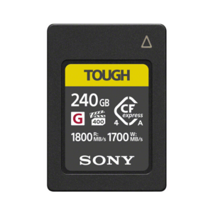 sony cfexpress type a 240gb tough memory card