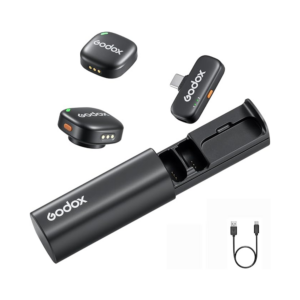 godox kit2 c01 wireless microphone (black, type c)