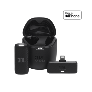 jbl quantum stream wireless lavalier microphone (lightning)