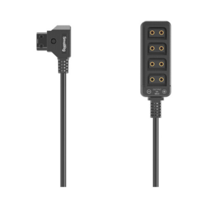 smallrig male d tap to 4 port female d tap splitter hub (25")