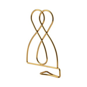 ikea spajl book end gold