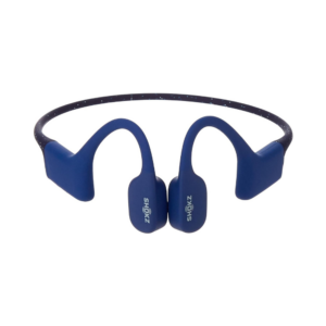 shokz openswim waterproof air bone conduction wireless bluetooth headphones (blue)