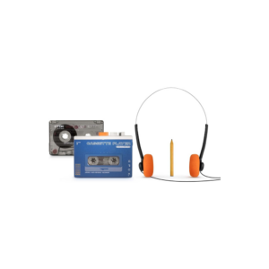 bigben bluetooth 5.4 cassette player blue