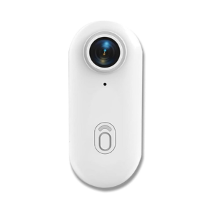 4k mini wearable body action cameras (white)