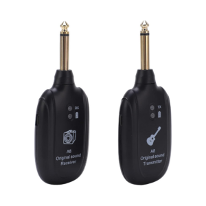 wireless guitar system receiver transmitter rechargeable pickup accessory set kit