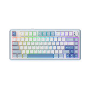 AULA F75 Wireless Mechanical Keyboard - Sea Salt Blue