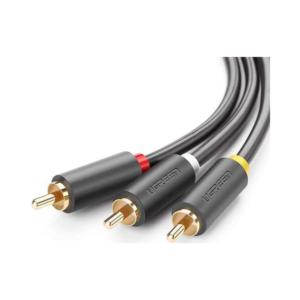 ugreen 10524 3rca to 3rca audio & video cable 1.5m (grey)