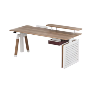 sihoo d07b electric height adjustable desk (d07b 101 + d07j 101 ab) maple