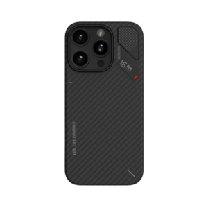 aulumu a16 aramid fiber case for iphone 16 pro (black)