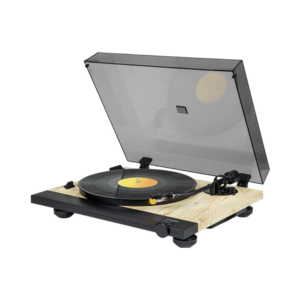 thomson vinyl turntable (black and wood)