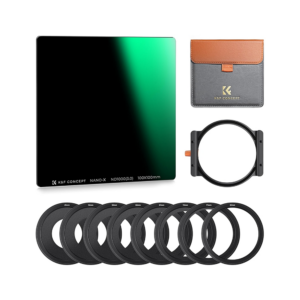 k&f concept square filter metal holder with adapter ring set (100mm) + 1 square filter