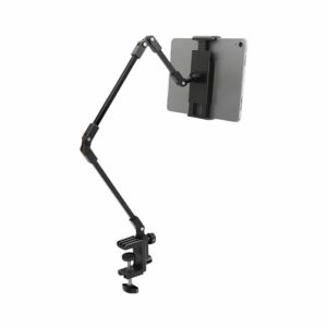 adjustable aluminum tablet stand with rotating arm