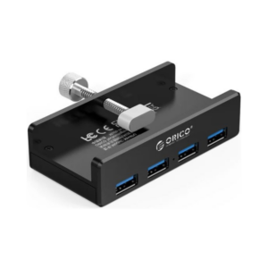 orico aluminum splitter adapter hub 4 ports usb 3.0 (black)