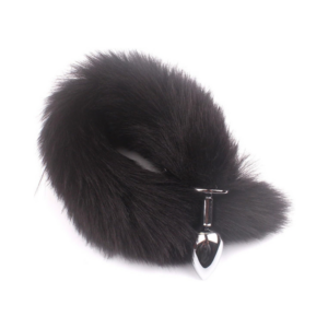 fluffy fox tail butt plug