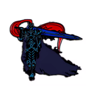 solo leveling igris enamel pin