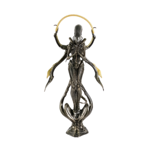 alien xenomorph buddha statue