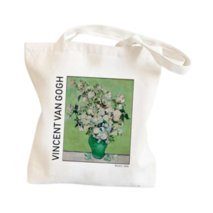 van gogh tote bag roses 1890