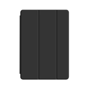 coteci universal anti fall tri fold pu case for ipad 10th gen (black)