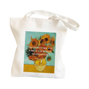 Van Gogh Tote Bag Sunflower Vase