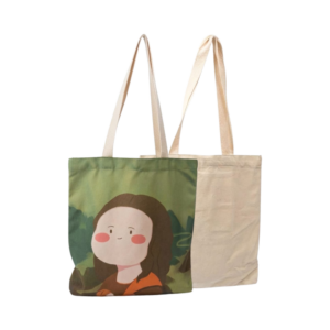 Tote Bag - Cartoon Mona Lisa