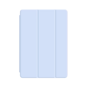 coteci universal anti fall tri fold pu case for ipad 10th gen (white ice)