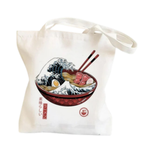 the great wave of kanagawa tote bag bowl of nagawa