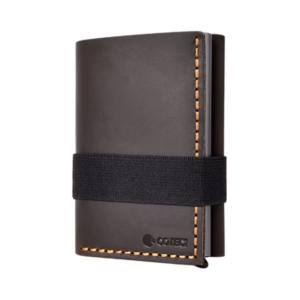 coteci leather portable anti theft swipe wallet (black) (copy)