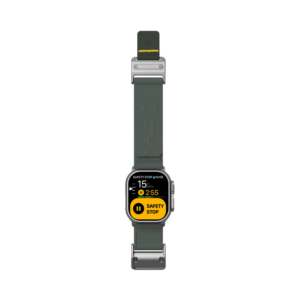 aulumu a11 mag buckle slim band for apple watch (misty green)