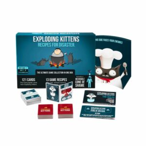 exploding kittens recipes for disaster card game