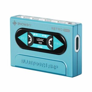fiio/snowsky retro nano bluetooth 5.1 dac & headphone amplifier (blue)