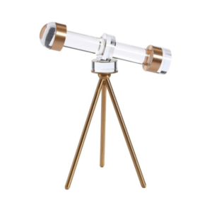 crystal deco telescope ornament