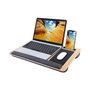 mumucc multifunctional mobile bamboo laptop desk