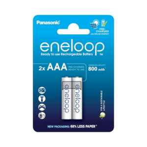 eneloop aaa 800mah white pack of 2