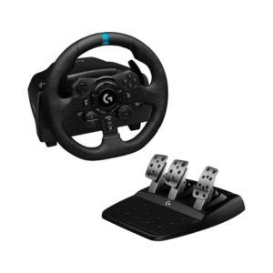 logitech g923 racing wheel & pedals for playstation