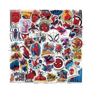 Cartoon Spider-Man Stickers Set
