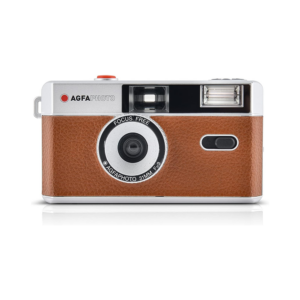 agfaphoto 603002 35mm analog reusable film camera brown