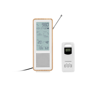 thomson speaker & weather station (white)