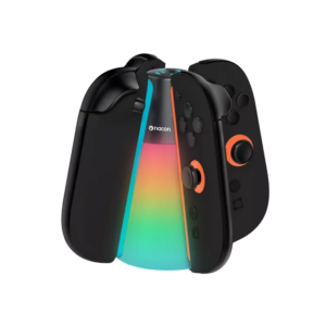 nacon quadlight rgb charger for 4 joy con nintendo switch 2
