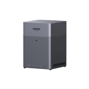 ugreen 85682 network attached storage dh4300 plus diskless uk + hdmi cable