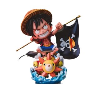 one piece monkey.d.luffy x thousand sunny figurine
