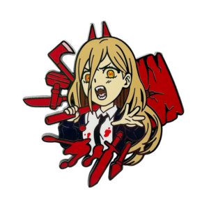 chainsaw man power enamel pin