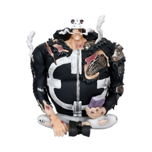 one piece battle damaged bartholemew kuma figurine
