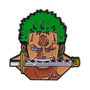 one piece enamel pin roronoa zoro