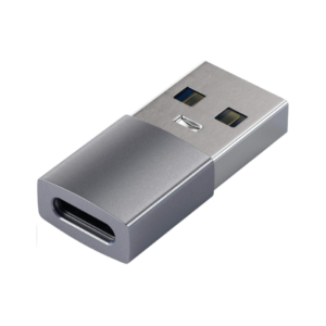 satechi type a to type c adapter space gray