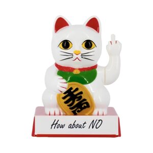 lucky cat with cattitude