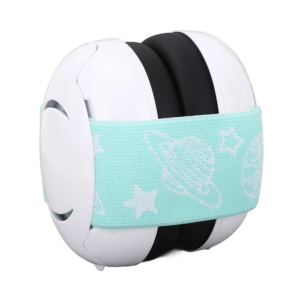 baby ear muffs (green black)
