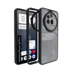 tiny airbag clear phone case for nothing phone (3a) pro